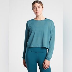 Athleta Vapor Long Sleeve Top‎ size Large